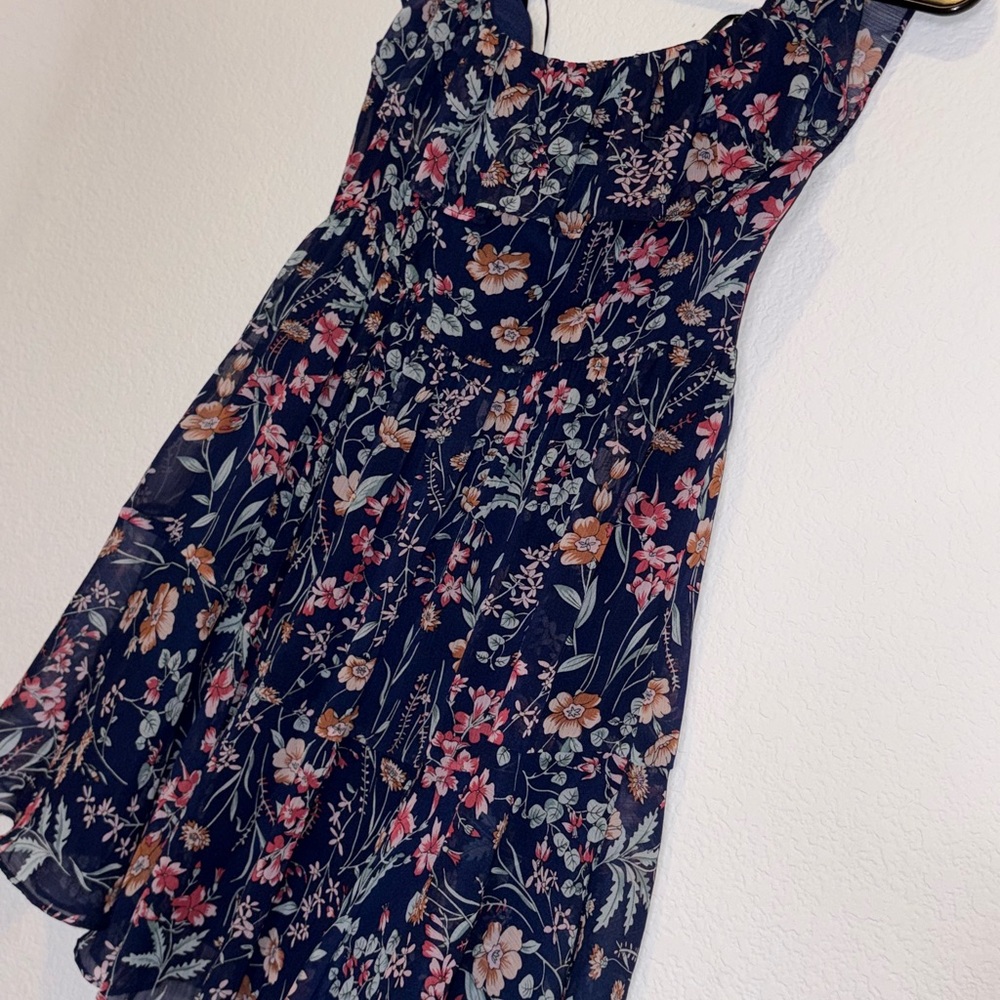 Lulu’s Floral Ruffled Boho Dress - Picture 2 of 8
